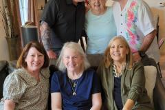 Five-Squillsibs-and-the-brothers-kissing-Aunt-Helen